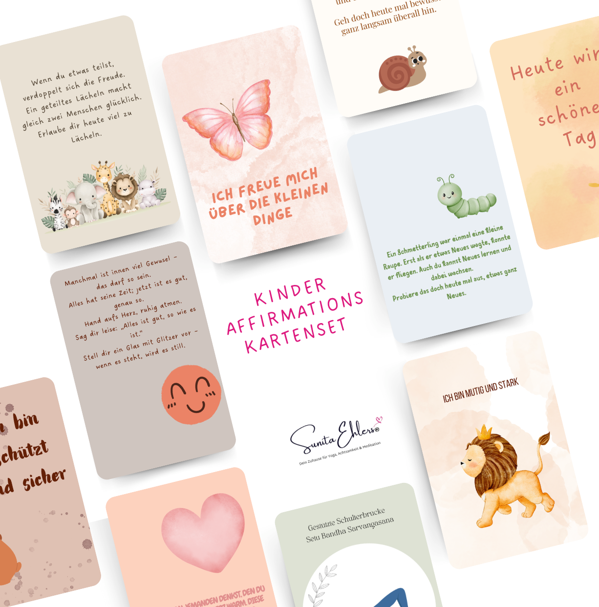 Kinder Affirmations Kartenset